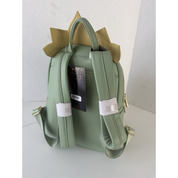 Disney Loungefly Princess Tiana & Frog Diecut Glitter Dress Mini Backpack main image 7